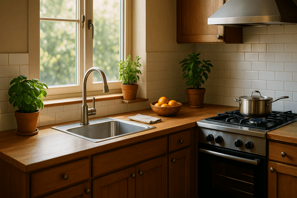 Kitchen Sink And Stove Together: Non-Renovation Tips For Vastu Harmony
