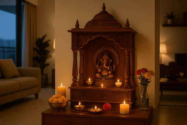 Pooja Room Placement In Apartments: Practical Vastu Solutions